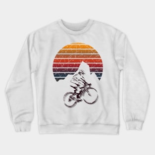 mountain biking Crewneck Sweatshirt